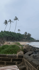 Overcast morning captured along Ahangama beach, Sri Lanka