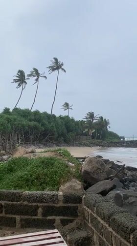Overcast morning captured along Ahangama beach, Sri Lanka