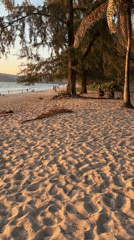 Sunset beach gathering draws relaxing crowds in Choeng Thale