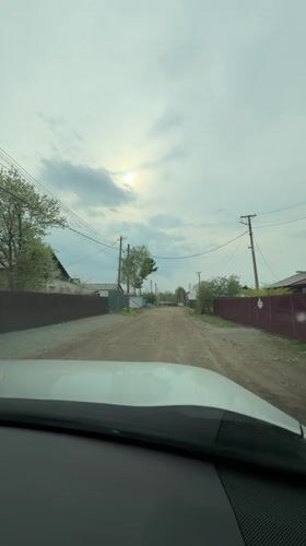 Morning glimpses of rural life in Russian village