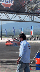 BMW drift cars compete at Rustavi motorsport facility