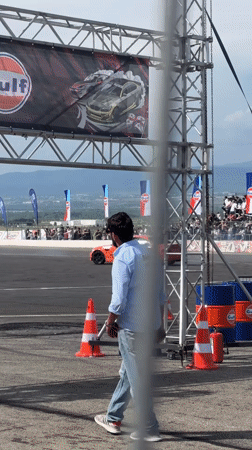 BMW drift cars compete at Rustavi motorsport facility
