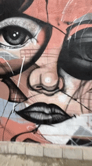 Street art murals documented on Sofia building walls