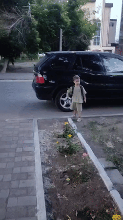 Evening street life documented across Pavlodar, Kazakhstan
