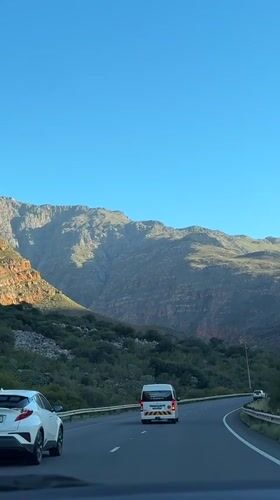 Highway travel documented in South Africa's Breede Valley