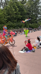 Morning Disney parade and attractions captured at Tokyo resort