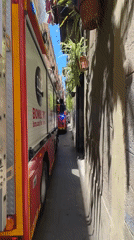 Morning street life documented across Barcelona neighborhoods