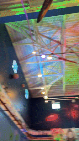 Inside a Boca Raton children's science museum on a June evening