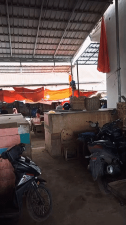 Morning market activity documented in Lhokseumawe, Indonesia
