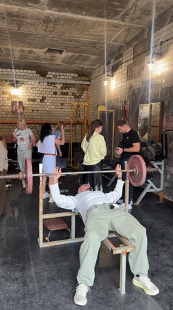 Soviet nostalgia meets neighborhood gym and street market near Vnukovo