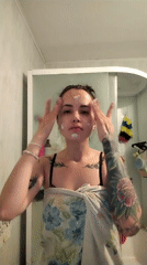 Morning domestic routines captured in Russian household with pets