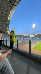 Soccer match draws fans to Minsk stadium amid vehicle displays