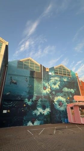 Evening scenes from London's Canada Water district captured by witnesses
