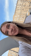 Woman documents Moscow city visit with selfies and videos