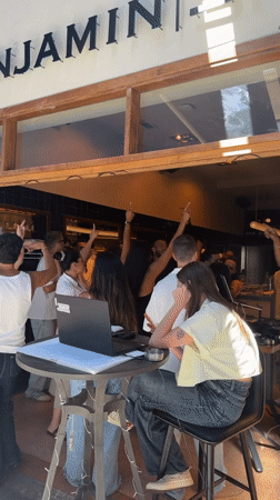 Tel Aviv memories: restaurant dancing, kitchen lasagna preparation