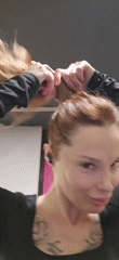 Woman documents evening gym session in Podgorica, Montenegro