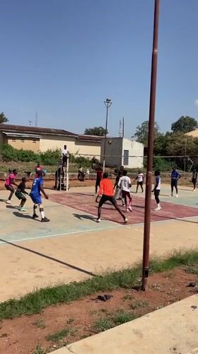 Volleyball game draws 15 players in Gura Top, Nigeria