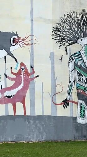 Street art documentation tour captures Minsk murals and urban scenes