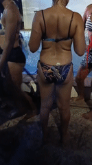Nighttime pool party documented in Awka, Nigeria
