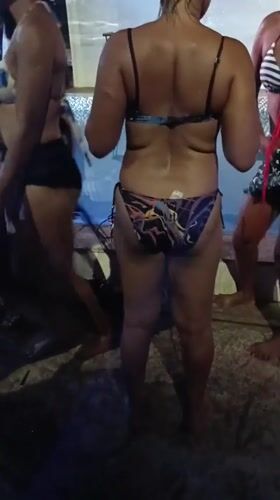 Nighttime pool party documented in Awka, Nigeria