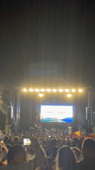 Night concert draws big crowd in Dénia, Spain