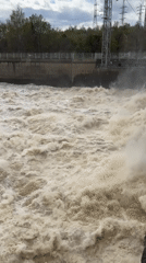 High water discharge observed at Kama dam in Perm
