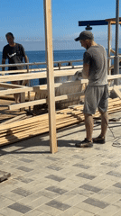 Coastal community enjoys beach day amid ongoing waterfront work