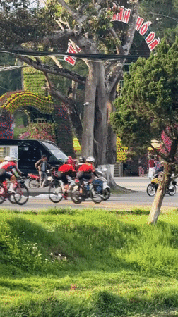 Morning recreation captured in Da Lat: cycling, fishing, picnicking