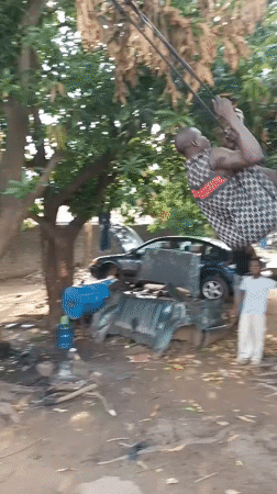 Morning exercise and play observed in Kubwa, Nigeria