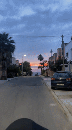 Sunset street scenes captured in coastal Safi, Morocco