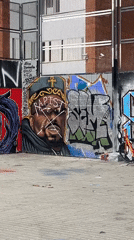 Street art survey documented across Barcelona neighborhood Sunday morning