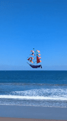 Morning scenes captured in North Kuta: beach kite, tea service