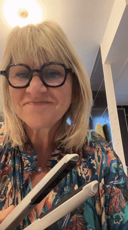 Woman's morning routine captured in Chambœuf, France
