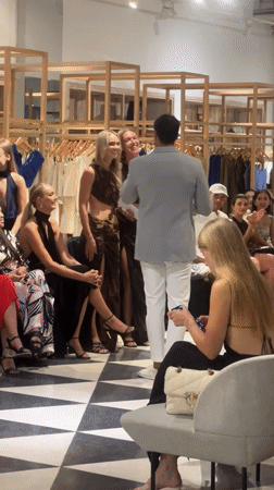 Fashion event held in Kuta, Indonesia with seated attendees