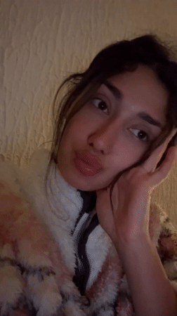 Person filmed in contemplative pose in Sutomore, Montenegro