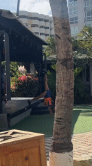 Social media content creation documented across Porlamar resort locations