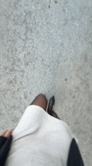 Woman takes early morning selfie on bench in Pleven