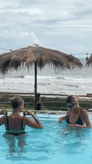Bali coastal leisure scenes documented from pool to sunset