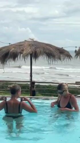 Bali coastal leisure scenes documented from pool to sunset