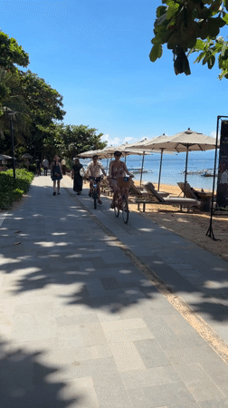 Morning beach life captured across Denpasar coastal areas