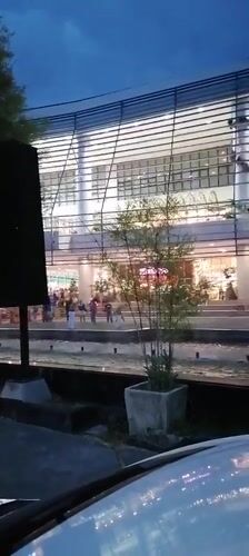 Evening urban life documented across Davao City commercial districts