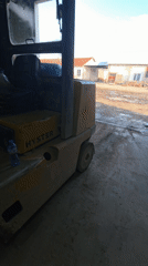 Forklift operations documented at Bulgarian warehouse facility