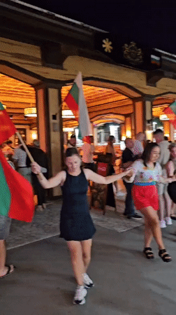 Summer night out in Varna: carnival rides, dancing, and tourist trains