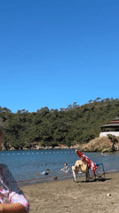 Morning beach scenes captured by visitors in Fethiye, Turkey