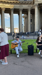 Spring afternoon life documented around Saint Petersburg's historic center