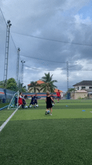 Youth soccer training session at PSG academy facility