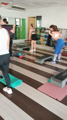 Moscow indoor spaces: gym workout, co-working environment documented