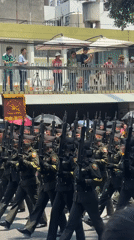 Military parade with UN peacekeepers held in Puebla, Mexico