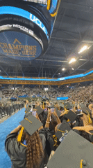 UCLA graduation ceremony held at Pauley Pavilion