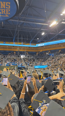 UCLA graduation ceremony held at Pauley Pavilion